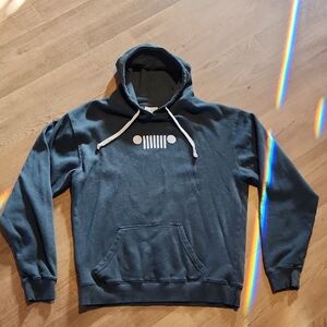 Men's Dark Green Jeep Graphic Hoodie